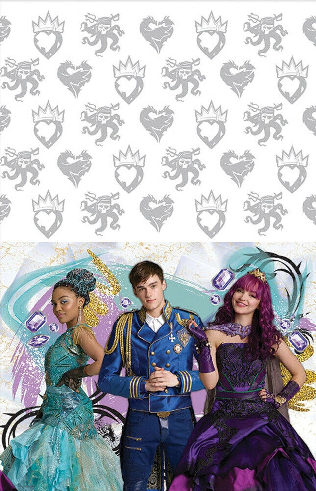Morris Costumes Disney Descendants 2 Plastic Table Cover Party Supplies 1 Morris Costumes Disney Descendants 2 Plastic Table Cover Party Supplies