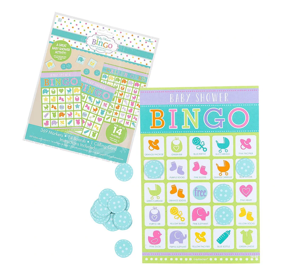 Balloon Agencies Party Supplies Baby Shower Game Bingo Game Baby Shower Party Games For 2 - 14 Players 1 Balloon Agencies Party Supplies Baby Shower Game Bingo Game Baby Shower Party Games For 2 - 14 Players