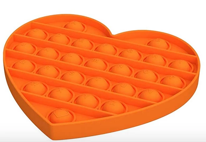 Unbranded Pop Its Heart Fidget Toy Push Bubble Stress Relief Kids Pop It Tiktok 2021 NEW 7 Unbranded Pop Its Heart Fidget Toy Push Bubble Stress Relief Kids Pop It Tiktok 2021 NEW
