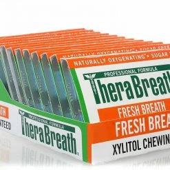 IHerb Health & Beauty Therabreath Fresh Breath Chewing Gum Xylitol Eliminates Bad Breath Halitosis