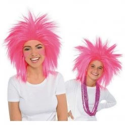 Balloon Agencies Fan Supporters Crazy Spikey Wig Ladies Mens Costume Accessory Many Colours