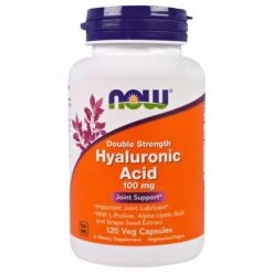 IHerb Now Foods Hyaluronic Acid Double Strength 60 Or 120 Veg Capsules Vegan Health & Beauty