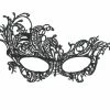 Balloon Agencies Black Lace Filigree Masquerade Ladies Mask Costume Accessory