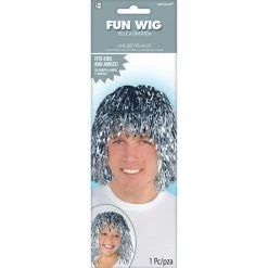 Balloon Agencies Deluxe Metallic Tinsel Wig Mens Womens Disco Costume Accessory Many Colours