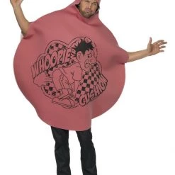 Smiffy's Whoopie Cushion Costume 70s 80s Funny Fancy Dress Stag Party Costume Costumes