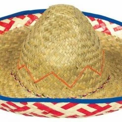 Sweidas Bandit Mexican Sombrero Hat Moustache & Cigar Costume Kit Costume Accessories