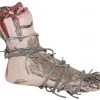 Morris Bloody Foot With Barbed Wire Halloween Decoration Prop