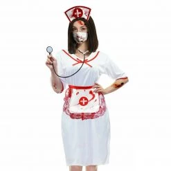 Unbranded Bloody Nurse Accessory Kit (3 Piece) Costume Dress Up Halloween Hospital Gory