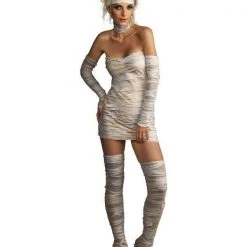 Rubie's Mummy Classic Strapless Mini Dress Size STD Halloween Ladies Costume Halloween Costumes