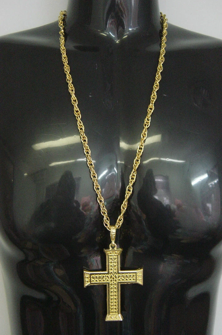 Unbranded Cross Necklace Priest Nun Goth Vampire Costume Accessory | Silver Or Gold 2 Unbranded Cross Necklace Priest Nun Goth Vampire Costume Accessory | Silver Or Gold