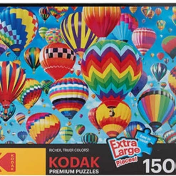 Kmart Kodak Premium 1500 Piece Jigsaw Puzzle Hot Air Balloons Kids 10+ To Adults Game