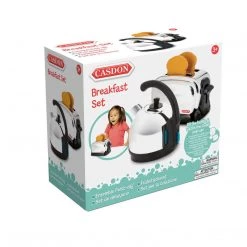 ATD Casdon Kitchen Appliances Breakfast Toy Set Microwave Toy Mixer Pretend Play Home & Garden