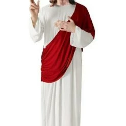 INTERALIA Christmas Adult Costumes Jesus Holy Christ Moses Religious Robe Church Fancy Dress Mens Costume