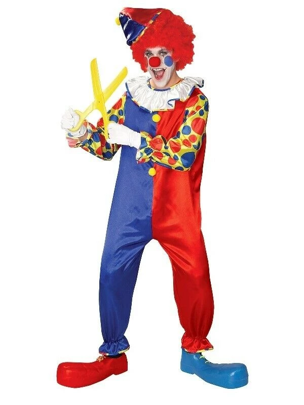 Rubie's Halloween Costumes Bubbles The Clown Circus Size STD Mens Halloween Costume 1 Rubie's Halloween Costumes Bubbles The Clown Circus Size STD Mens Halloween Costume
