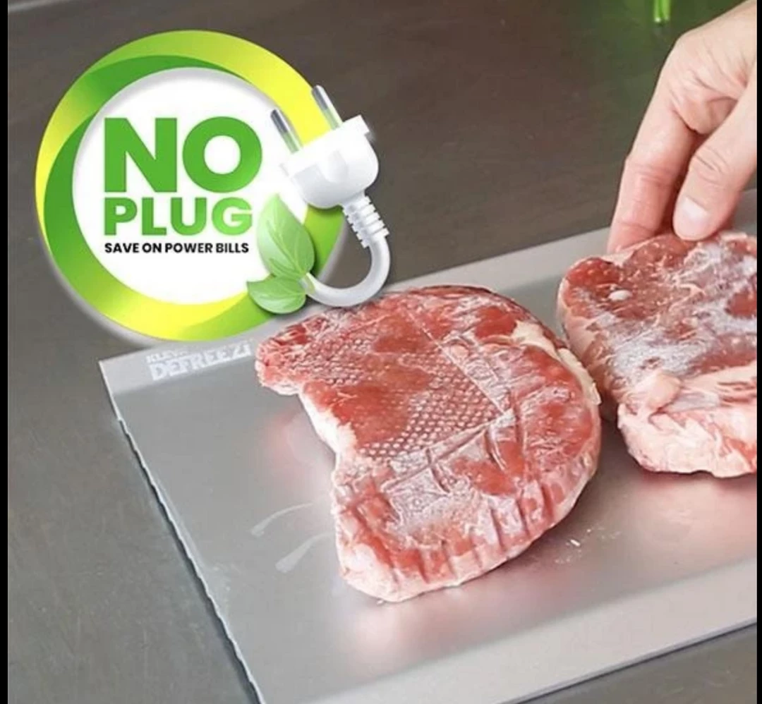 Kleva Meat Defrosting Tray Thaw Meat Up To 5X FASTER Defrost Any Frozen Food Home & Garden 5 Kleva Meat Defrosting Tray Thaw Meat Up To 5X FASTER Defrost Any Frozen Food Home & Garden