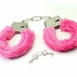 Unbranded Hens Night Fluffy Metal Handcuffs & Keys Party Games Stag Police Costume Accessory