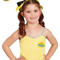 Rubie's Yellow Wiggle Emma Ballerina Tutu Skirt Footless Tights Jumper Wiggles Costume