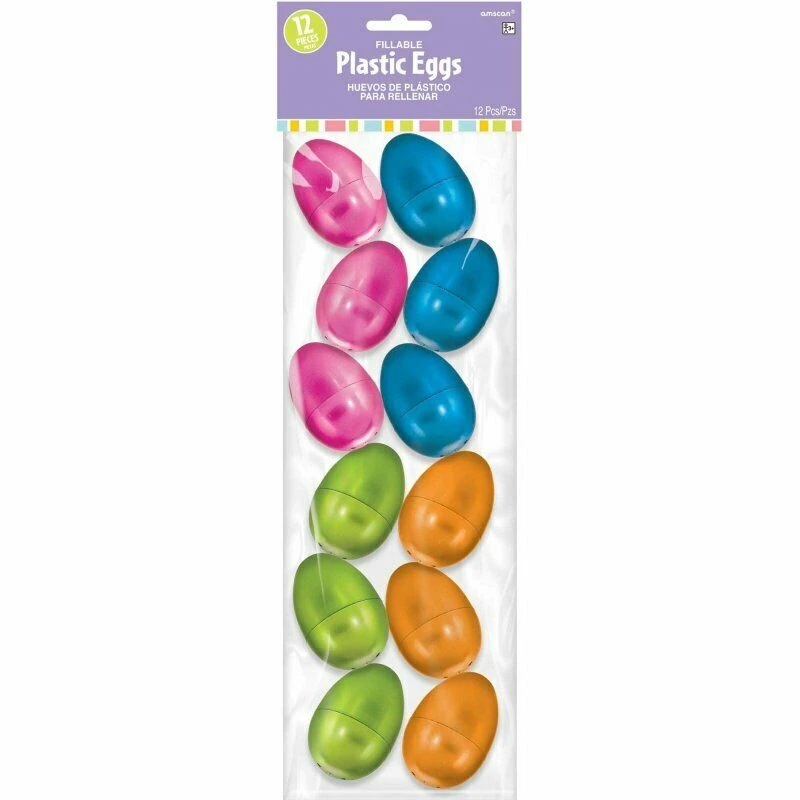 Balloon Agencies Party Supplies Metallic Coloured Easter Egg Small Plastic Favors Pack Of 12 Easter Hunt 1 Balloon Agencies Party Supplies Metallic Coloured Easter Egg Small Plastic Favors Pack Of 12 Easter Hunt