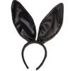 Sweidas Deluxe Satin Bunny Ears On Fur Headband Easter Bunny Costume Ears