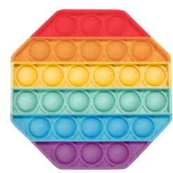 Unbranded Pop Its Octagon Fidget Toy Push Bubble Stress Relief Kids Pop It Tiktok 2021 NEW