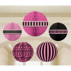 Balloon Agencies Day In Paris Honeycomb And Lantern Hanging Decorations Party Supplies