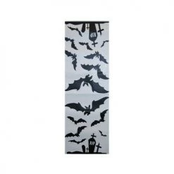 Sweidas Spiders Webs Cemetery Bats 2 Packs Halloween Wall Decals