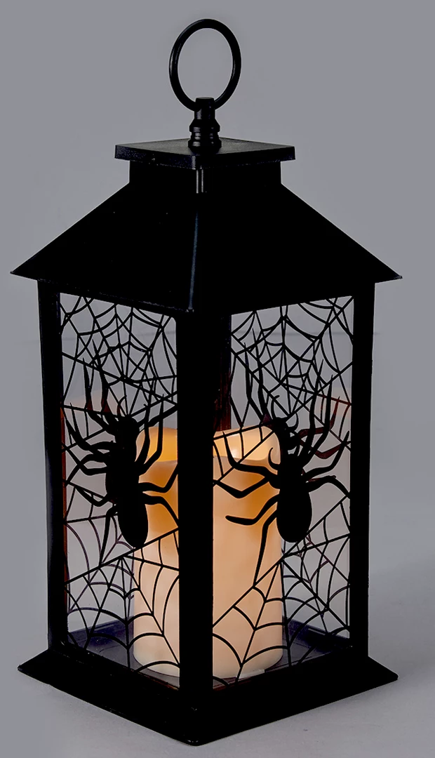 Kmart Spooky LED Light Up Candle Spider Lantern Table Lamp 34cm Halloween Decoration 1 Kmart Spooky LED Light Up Candle Spider Lantern Table Lamp 34cm Halloween Decoration