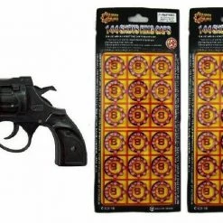 Unbranded CAP GUN TOY & 288 RING SHOTS Revolver Pirate Pistol Cowboy Cowgirl Costume