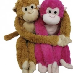 MALMAR 104cm Cheeky Plush Hugging Pink Monkey Soft Animal Plush Toy Home & Garden