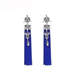 Unbranded Crystal Ribbon Long Rhinestones Drop Dangle Ladies Earrings Fashion Jewelry 9 Unbranded Crystal Ribbon Long Rhinestones Drop Dangle Ladies Earrings Fashion Jewelry