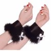 Balloon Agencies Black Marabou Bunny Cuffs Ladies Costume Accessory