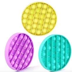 Unbranded Pop Its Circle Fidget Toy Push Bubble Stress Relief Kids Pop It Tiktok 2021 NEW