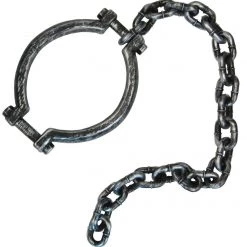 Sweidas Zombie Chain Manacle Shackle Neck Leash Halloween Costume Props Prisoner Halloween Costumes