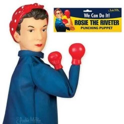 Williamvalentine Archie McPhee The Punching Nun Rosie The Riveter Punching Puppet