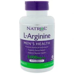 IHerb Natrol L-Arginine 3000mg Advanced Erectile Function Mens Sexual Health 90 Tablet Health & Beauty