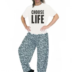 JD Party Adult Mens 80's Punk Rock Pants Fresh Prince Baggy Rapper Zebra 1980 Costume 25 JD Party Adult Mens 80's Punk Rock Pants Fresh Prince Baggy Rapper Zebra 1980 Costume