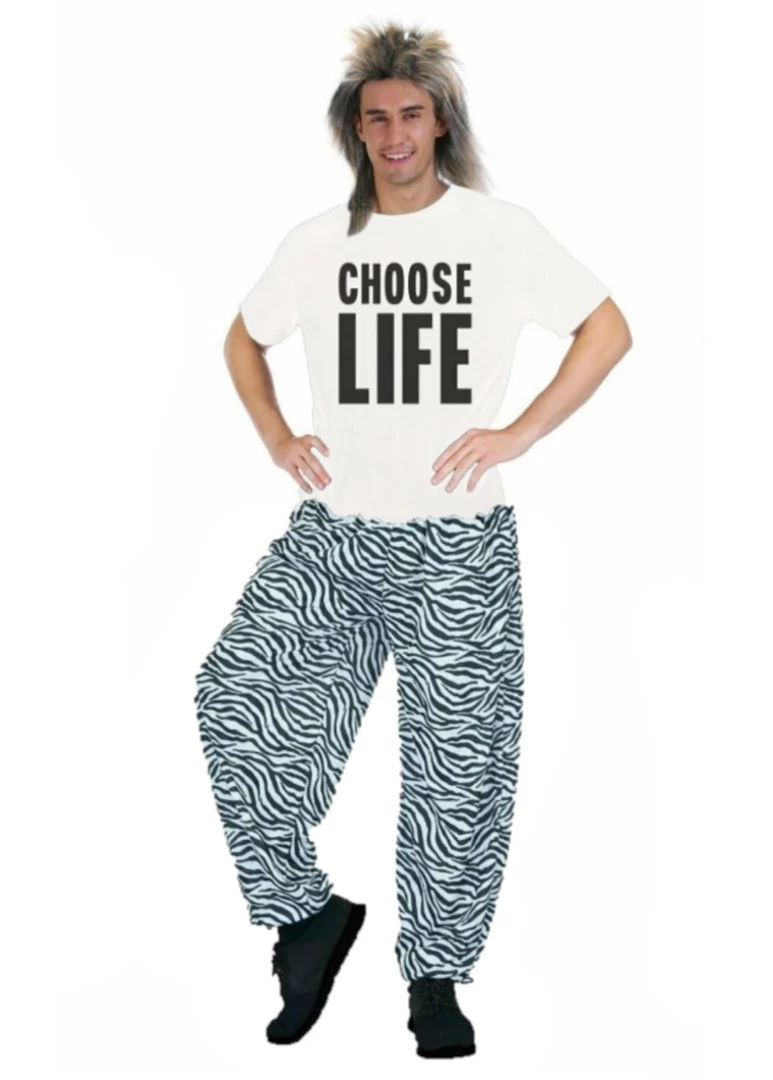 JD Party Adult Mens 80's Punk Rock Pants Fresh Prince Baggy Rapper Zebra 1980 Costume 11 JD Party Adult Mens 80's Punk Rock Pants Fresh Prince Baggy Rapper Zebra 1980 Costume