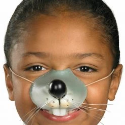 Unbranded Costume Accessories Animal Nose Dog Cat Mouse Pig Tiger Wolf Chicken Adults Childs Costume Accessory