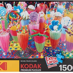 Kmart Home & Garden Kodak Premium 1500 Piece Jigsaw Puzzle Sugary Shakes Kids 10+ To Adults Game