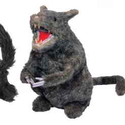 Unbranded Black Sonic Cat Skull Bear Giant Rat Standing Halloween Decoration Prop