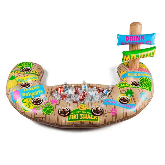 Williamvalentine Party Supplies BigMouth Floating Tiki Swim Up Bar & Cooler Pool Party Inflatable 4 Williamvalentine Party Supplies BigMouth Floating Tiki Swim Up Bar & Cooler Pool Party Inflatable