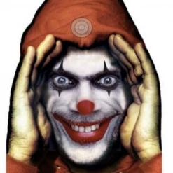 Forum Novelties Creepy Peeper Lurking Creepy Clown Halloween Window Decoration