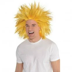 Balloon Agencies Fan Supporters Crazy Spikey Wig Ladies Mens Costume Accessory Many Colours