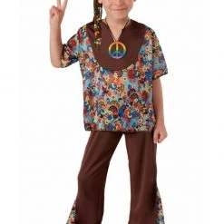 Tomfoolery Hippie 60s 70s Boys Girls Costume