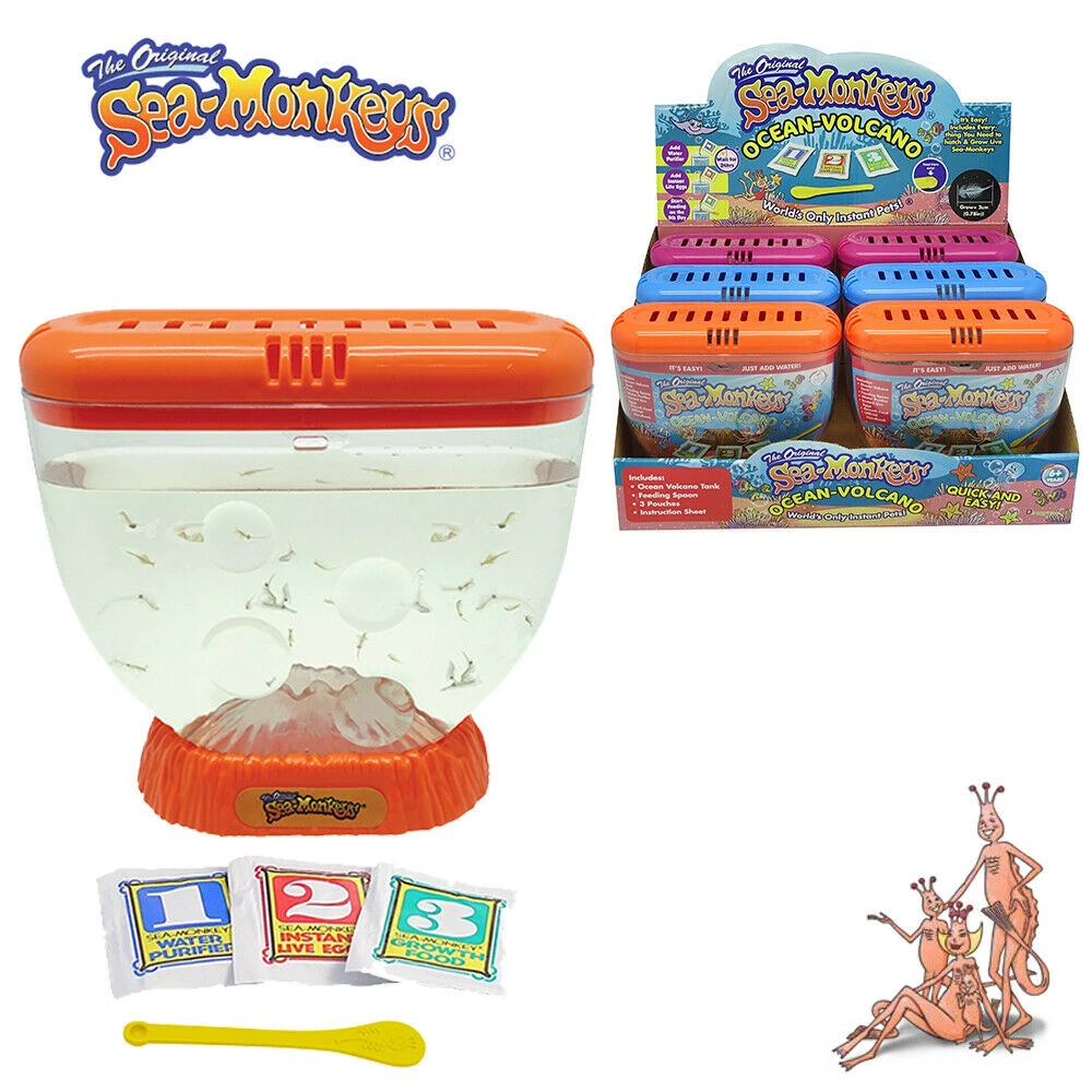 Williamvalentine The Original Sea-Monkeys Ocean Volcano Assortment NEW 1 Williamvalentine The Original Sea-Monkeys Ocean Volcano Assortment NEW