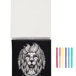 Kmart Once Upon A Time Velvet 6 X Art Posters Colouring In Book 6 X Markers Kids Adult