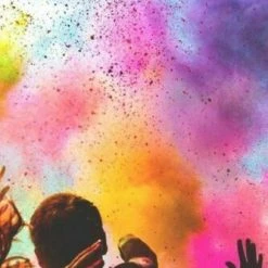 BIG W Chalk Bomb 6 Colours Smoke Paint Powder Party Event Outdoor Lanyard 200+ Throws