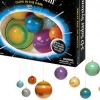 ABT 3D Glow In The Dark Solar System 9 Planets & Over 200 Stars Comets Asteroids Home & Garden