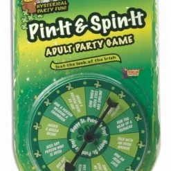 Tomfoolery Party Supplies St Patricks Day Irish Green Beer Pub Pin It & Spin It Game