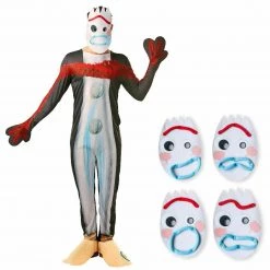 Rubies Deerfield Forky Costume Toy Story 4 Adult Mens Disney Pixar Movie Costumes